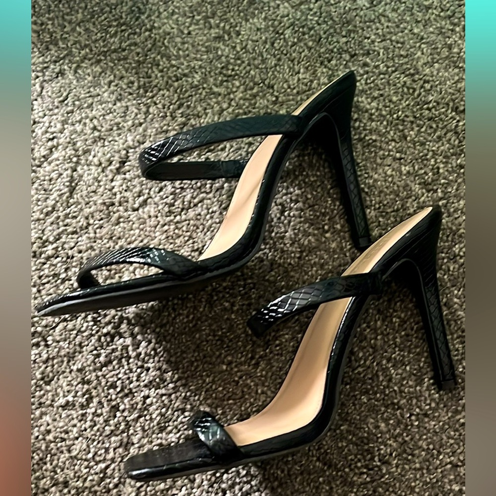 Black heels